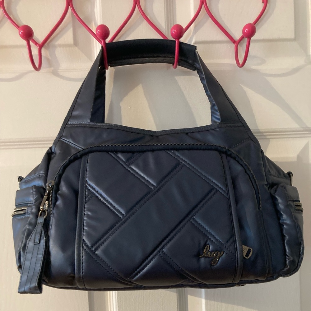 Lug Rumble Satchel Bag - Mustard and Multicolor
